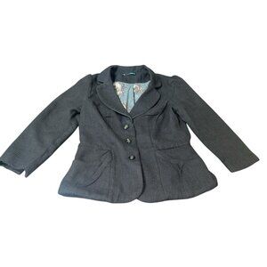 MAURICE'S Women's Size Large Brown 3 Button Blazer Jacket